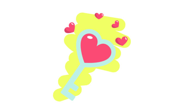 Download Valentine Key Heart Love Illustration - Heart love illustration Collection