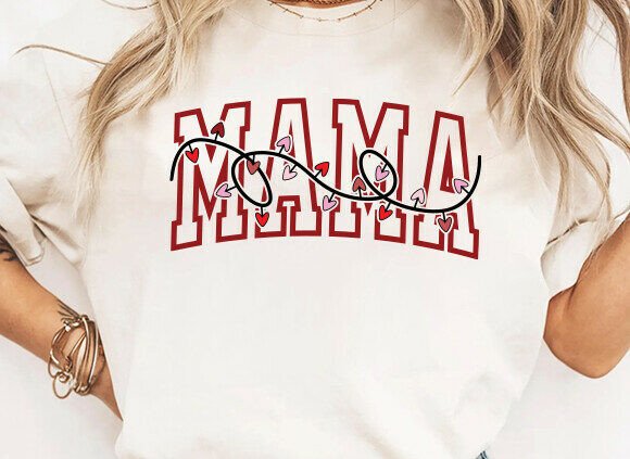 Download Mama Valentine Lights SVG PNG, Vday Svg - Premium Resources