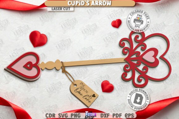 Download Cupid’s Arrow Laser Cut |Valentine’s Day - Premium Resources